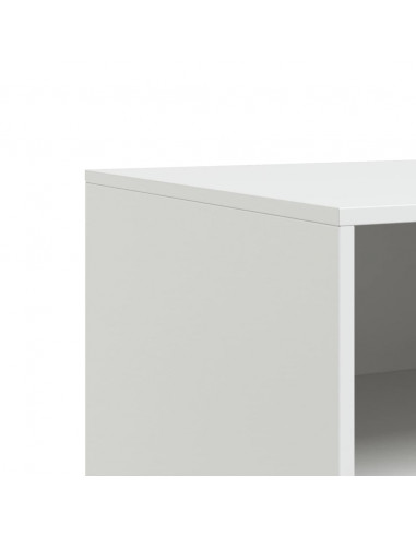 Mobili TV 2 pz Bianchi 67x39x44 cm in Acciaio