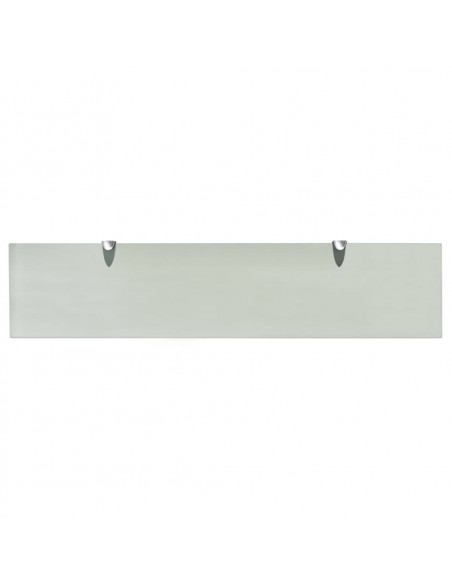 Mensole Galleggianti 2 pz in Vetro 90x20 cm 8 mm