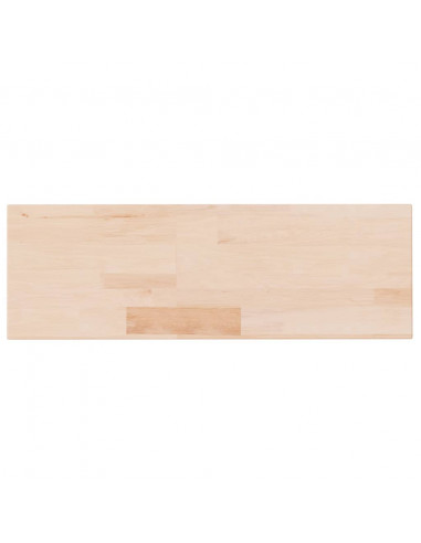 Ripiano 60x20x2,5 cm Legno Massello di Rovere Non Trattato
