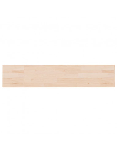Ripiano 100x20x1,5 cm Legno Massello di Rovere Non Trattato