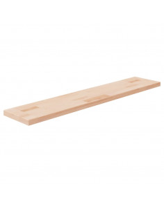 Ripiano 100x20x2,5 cm Legno Massello di Rovere Non Trattato 2