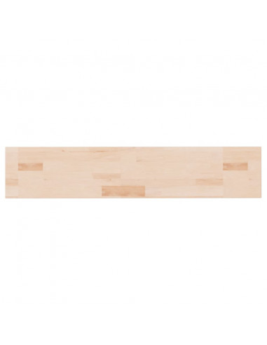 Ripiano 100x20x2,5 cm Legno Massello di Rovere Non Trattato