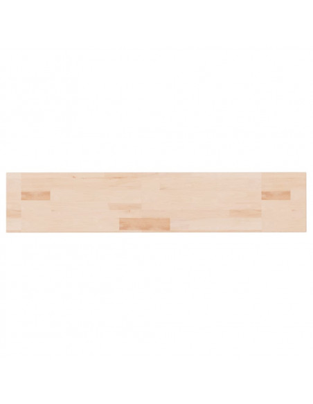 Ripiano 100x20x2,5 cm Legno Massello di Rovere Non Trattato