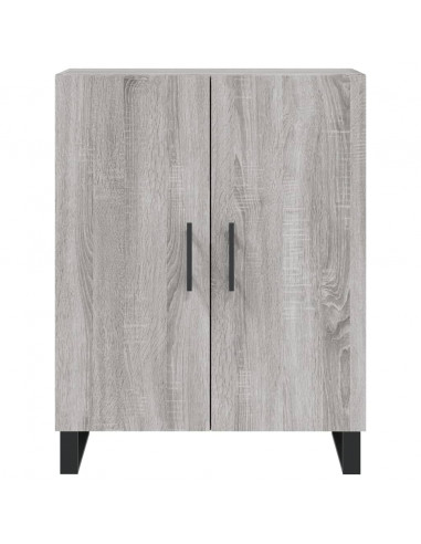 Credenza Grigio Sonoma 69,5x34x180 cm in Legno Multistrato