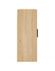 Armadietti a Parete 2 pz Rovere Sonoma in Legno Multistrato 2