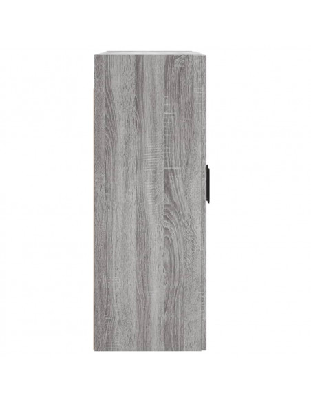 Armadietti a Parete 2 pz Grigio Sonoma in Legno Multistrato