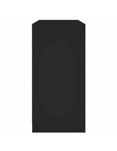 Credenza Nero 102x37x75,5 cm in Legno Multistrato