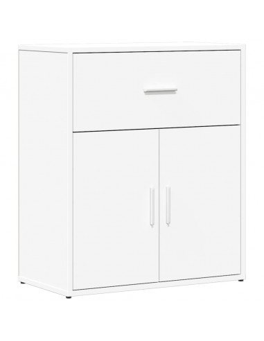 Credenze 2 pz Bianche 60x31x70 cm in Legno Multistrato