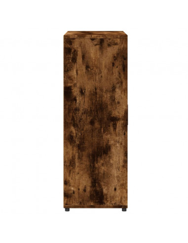 Credenze 2 pz Rovere Fumo 60x31x84 cm in Legno Multistrato