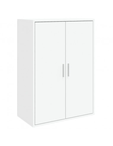 Credenze 2 pz Bianche 60x31x84 cm in Legno Multistrato