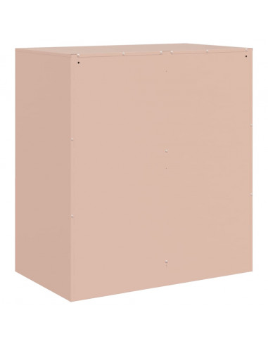 Credenza Rosa 67x39x73 cm in Acciaio