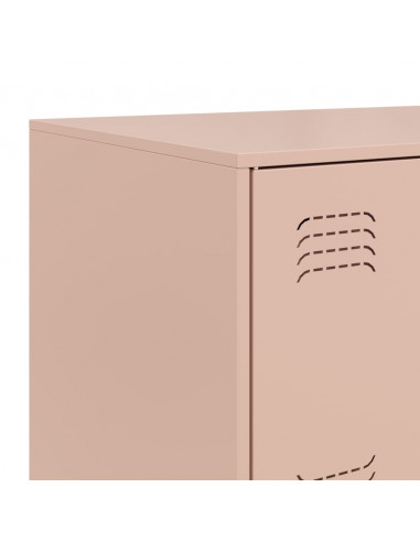 Credenza Rosa 67x39x73 cm in Acciaio