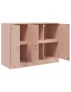 Credenza Rosa 99x39x73 cm in Acciaio 2