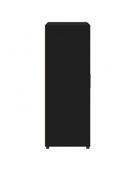Credenze 2 pz Nere 60x31x84 cm in Legno Multistrato