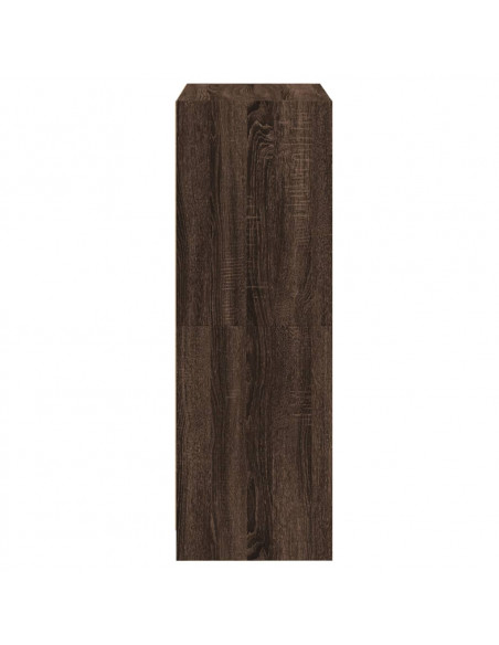 Credenza con Ante Rovere Marrone 68x37x109 cm Legno Multistrato