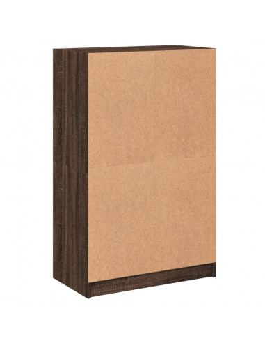 Credenza con Ante Rovere Marrone 68x37x109 cm Legno Multistrato