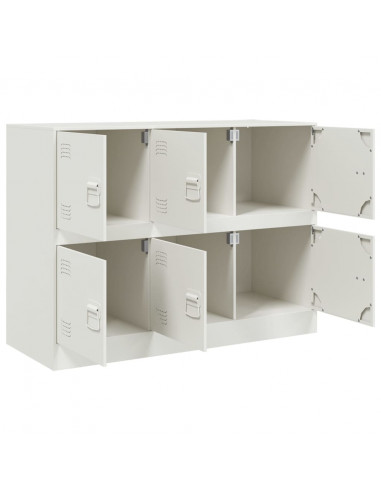 Credenza Rosa 99x39x73 cm in Acciaio