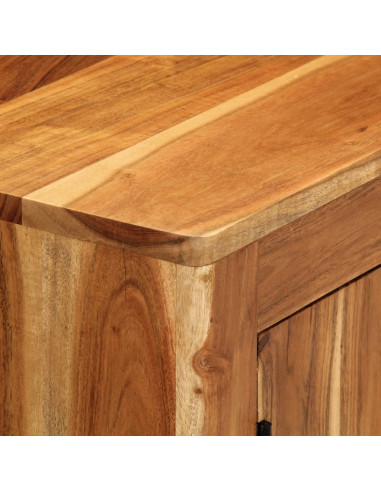 Credenza 55x35x75 cm in Legno Massello di Acacia