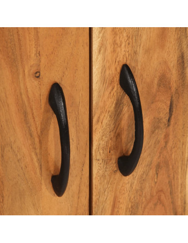 Credenza 55x35x75 cm in Legno Massello di Acacia