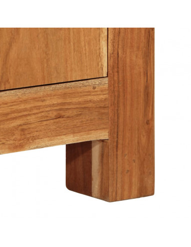 Credenza 55x35x75 cm in Legno Massello di Acacia