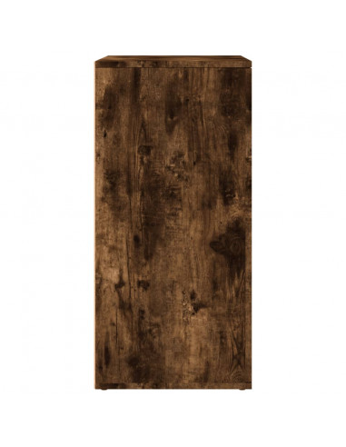 Credenza Rovere Fumo 79x38x80 cm in Legno Multistrato