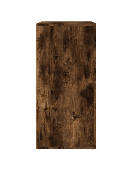 Credenza Rovere Fumo 79x38x80 cm in Legno Multistrato