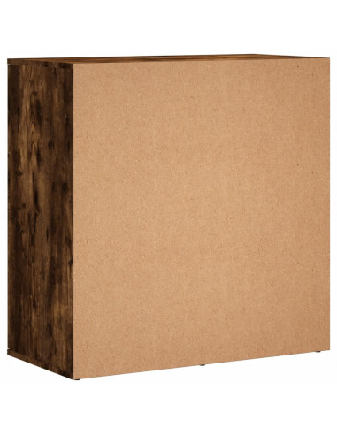 Credenza Rovere Fumo 79x38x80 cm in Legno Multistrato