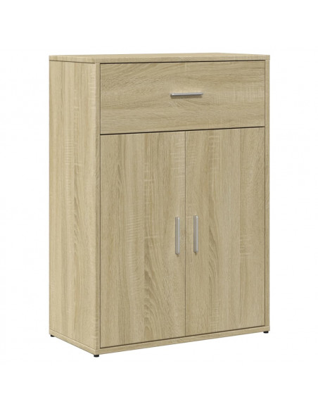 Credenze 2 pz Rovere Sonoma 60x30x84 cm in Legno Multistrato