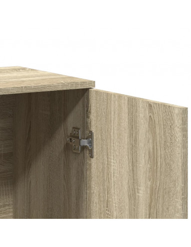 Credenze 3 pz Rovere Sonoma in Legno Multistrato