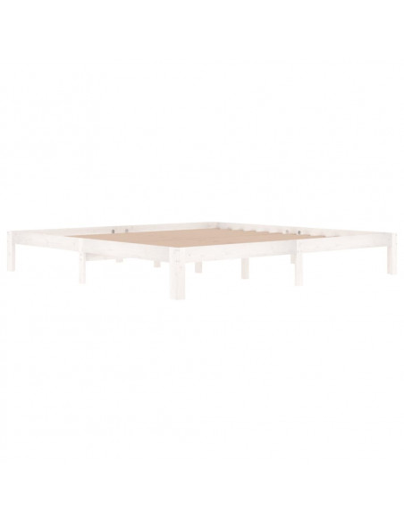 Giroletto Bianco in Legno Massello di Pino 200x200 cm