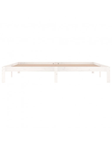 Giroletto Bianco in Legno Massello di Pino 200x200 cm