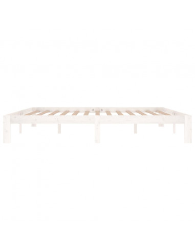 Giroletto Bianco in Legno Massello di Pino 200x200 cm