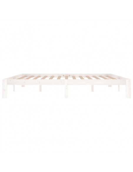 Giroletto Bianco in Legno Massello di Pino 200x200 cm