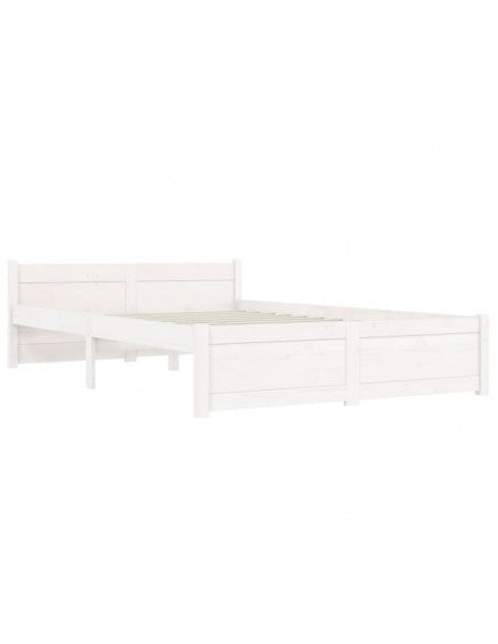 Giroletto Bianco in Legno Massello 135x190 cm Double