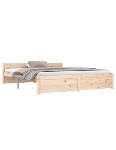Giroletto senza Materasso in Legno Massello 160x200 cm
