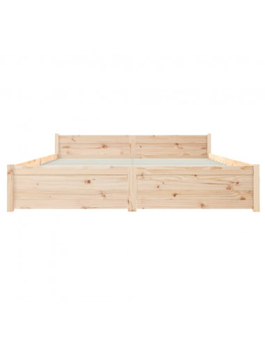Giroletto senza Materasso in Legno Massello 160x200 cm