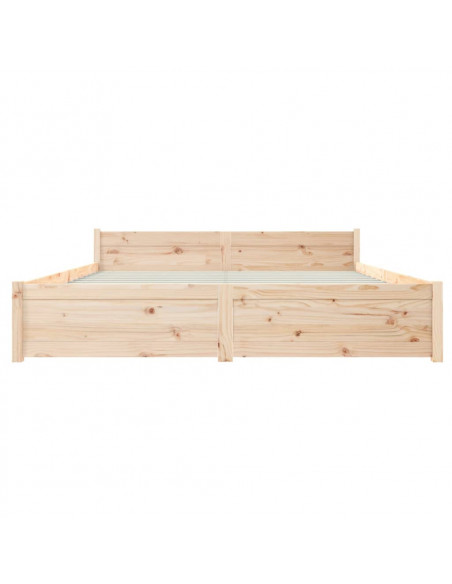 Giroletto senza Materasso in Legno Massello 160x200 cm