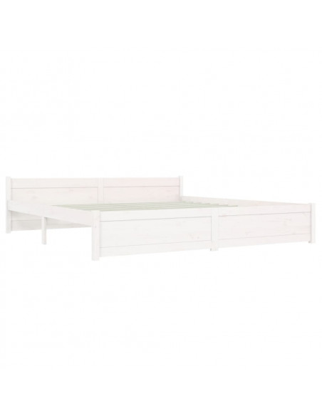 Giroletto Bianco in Legno Massello 180x200 cm Super King