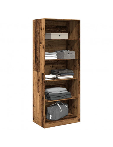 Armadio Legno Antico 80x50x200 cm in Legno Multistrato