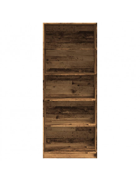 Armadio Legno Antico 80x50x200 cm in Legno Multistrato