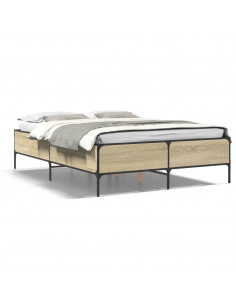 Giroletto Rovere Sonoma 150x200 cm in Legno Multistrato Metallo 2