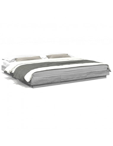 Giroletto Grigio Sonoma 200x200 cm in Legno Multistrato