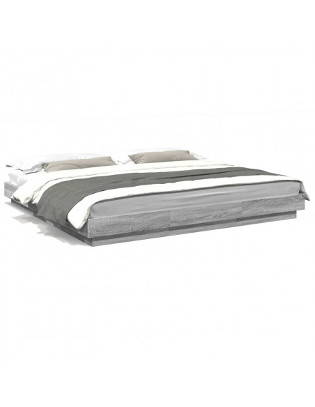 Giroletto Grigio Sonoma 200x200 cm in Legno Multistrato