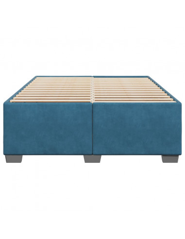 Giroletto Blu 160x200 cm in Velluto