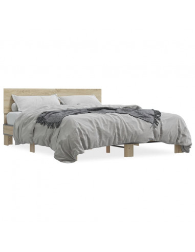 Giroletto Rovere Sonoma 150x200 cm in Legno Multistrato Metallo