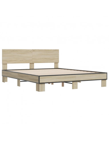 Giroletto Rovere Sonoma 150x200 cm in Legno Multistrato Metallo