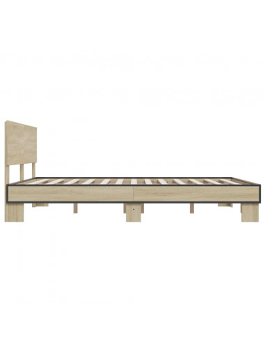 Giroletto Rovere Sonoma 150x200 cm in Legno Multistrato Metallo