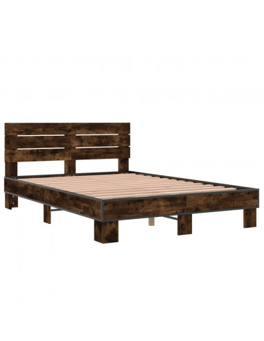 Giroletto Rovere Fumo 140x190 cm in Legno Multistrato Metallo