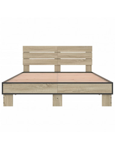 Giroletto Rovere Sonoma 140x200 cm in Legno Multistrato Metallo