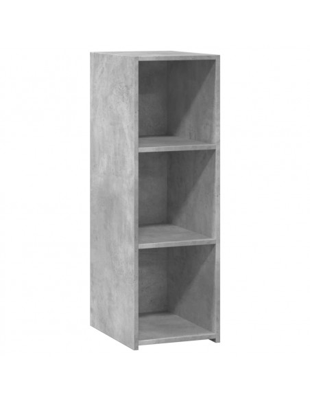 Credenza Grigio Cemento 30x41x93 cm in Legno Multistrato